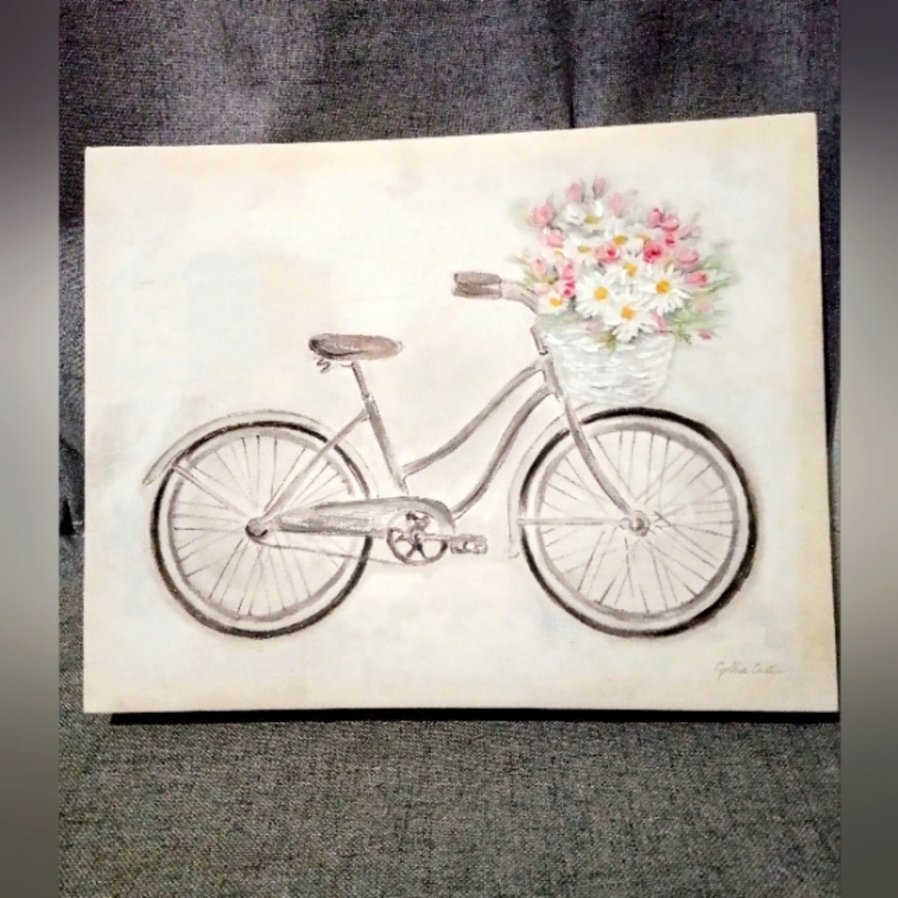 Bicycle small canvas art